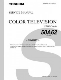50A62 Service Manual