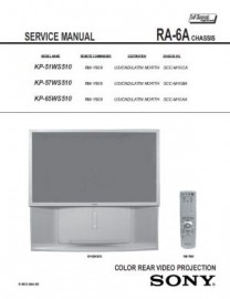 KP-51WS510 Service Manual