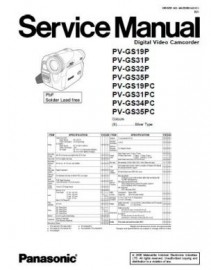 PV-GS19P Service Manual