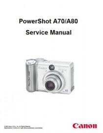 PowerShot A80 Service Manual