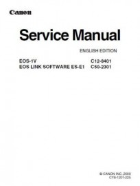 EOS-1V SLR Service Manual