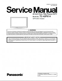 TC-42PX14 Service Manual