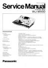 WJ-MX50 Service Manual